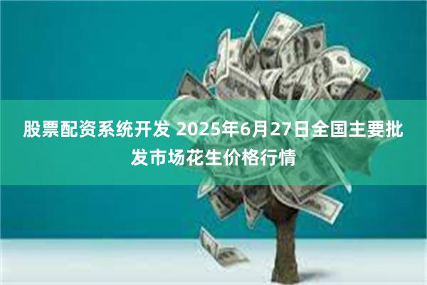 股票配资系统开发 2025年6月27日全国主要批发市场花生价格行情